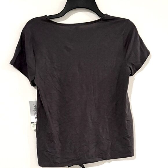 ID Ideology Women S Knot-Front T-Shirt, top
Charcoal X-Small - Picture 8 of 10